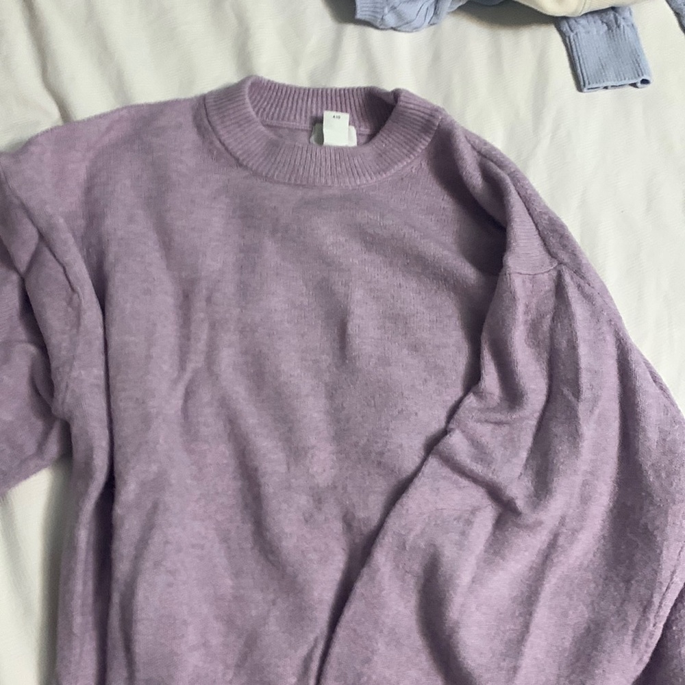 H&M Lavender Oversized Sweater